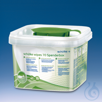 Spenderbox für Schülke WIPES 70, leer, für 70 Tücher, 230 x 280 mm Spender-Box, leer, für schülke...